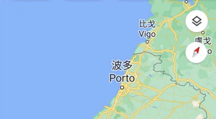 法羅古城位在葡萄牙的最南端(Google Map)