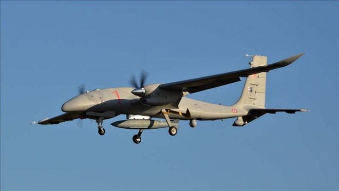土耳其Baykar公司出售給沙烏地阿拉伯的Akinci 無人機。圖／取自Baykar公司官網