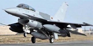 美製F-16戰鬥機。 圖／翻攝巴基斯坦空軍