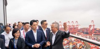 台北市長蔣萬安參訪上海洋山港。圖／取自台北市政府官網