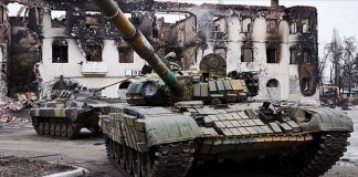 坦克在烏克蘭戰場戰損慘重,引發「坦克無用論」。圖／取自烏克蘭國防部