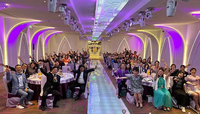 台北群星扶輪社授證八周年暨第八、九屆社長交接典禮圓滿成功。攝影／比爾先生