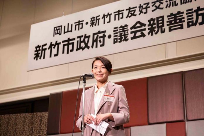 新竹市府在高虹安啟程訪問日本後發布人事異動。圖／取自高虹安臉書