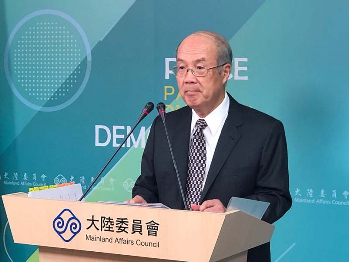 陸委會發言人詹志宏。圖／張英傑攝