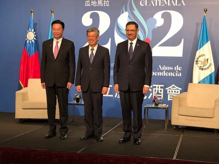 瓜地馬拉駐台大使館舉辦獨立202週年國慶酒會。圖／張英傑攝