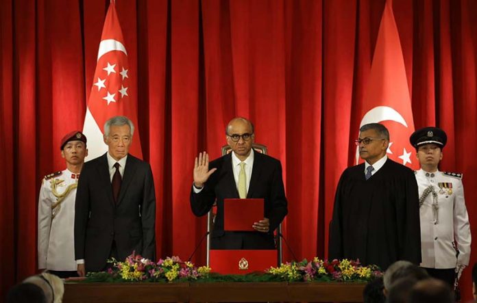 66歲的尚達曼（Tharman Shanmugaratnam）14日就任新加坡總統。圖／Tharman Shanmugaratnam臉書