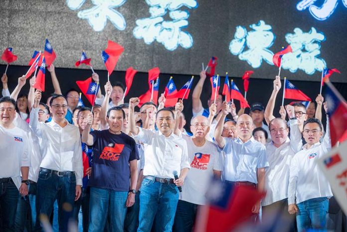 國民黨總統參選人侯友宜表示，這次選舉是戰爭與和平的選擇，他不允許戰爭在兩岸發生。圖／引自侯友宜臉書
