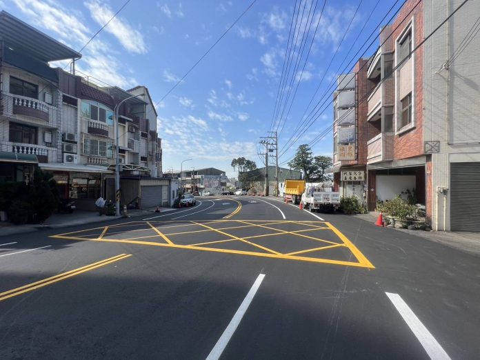大甲重要道路煥新升級！中市府投入500萬完成甲后路五段、開元路燙平工程