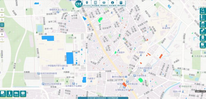 中市地政局建置不動產3d模型-「158plus空間資訊網」查詢好方便