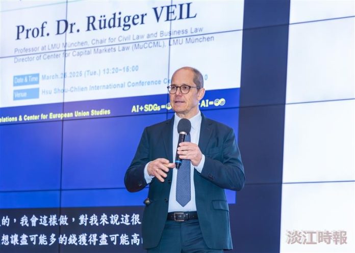 淡江大學【熊貓講座】prof-dr.-rudiger-veil以歐盟成功經驗-分享永續金融之路