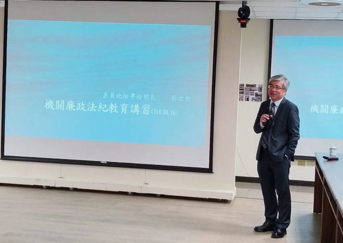 「廉網」護交通建設！新工南分局辦宣導　檢察長現身授課