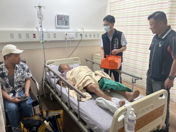 沙鹿連環車禍10傷-　中市府啟動關懷慰問傷者並提供協助