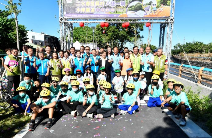 打通八堡一圳29公里水岸廊道斷點 二水鄉硯墨之道正式啟用 打通八堡一圳29公里水岸廊道斷點 二水鄉硯墨之道正式啟用