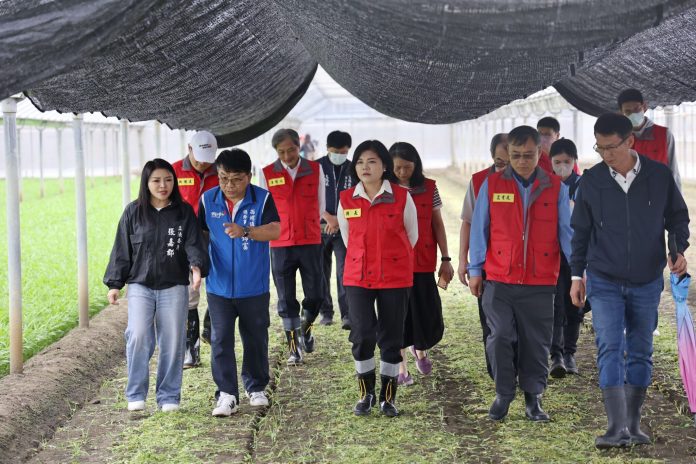 鳳凰颱風來襲　張麗善縣長關心稻米及蔬菜採收情形