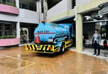 油污威脅校園用水!基市府日夜採檢、派水車應變 確保師生飲水安全 油污威脅校園用水!基市府日夜採檢、派水車應變 確保師生飲水安全