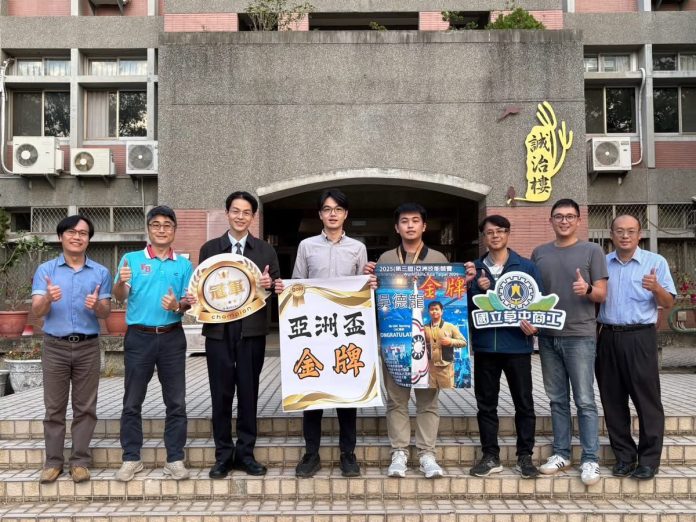2025亞洲技能競賽　國立草屯商工吳德龍　以毅力、高超技術勇奪　亞洲金牌