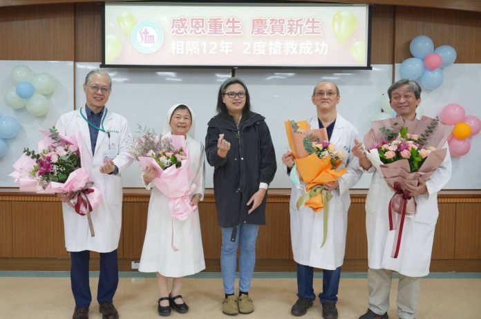 極罕見羊水栓塞12年後重演 聖馬爾定同組醫療團隊再救她一次 極罕見羊水栓塞12年後重演 聖馬爾定同組醫療團隊再救她一次