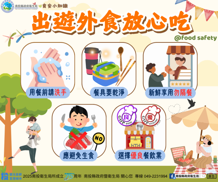 迎接-12月演唱會熱潮！南投衛生局把關車站美食安全