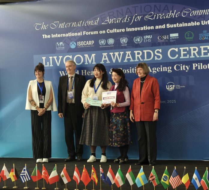 中華醫大usr團隊協助南化北竂里拿下2025國際宜居社區競賽銀獎-南化之美也在佛羅倫斯世界博覽會國際藝術節獲得佳作