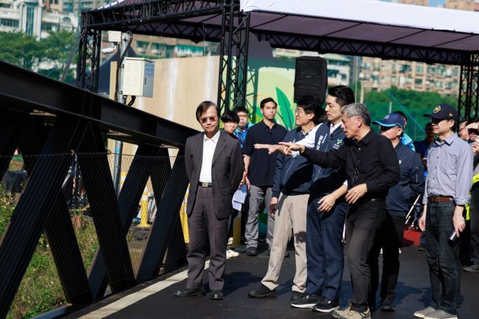 蔣萬安視察生態治水典範工程 北市5年65億提升防洪韌性 打造安全宜居水岸 蔣萬安視察生態治水典範工程 北市5年65億提升防洪韌性 打造安全宜居水岸