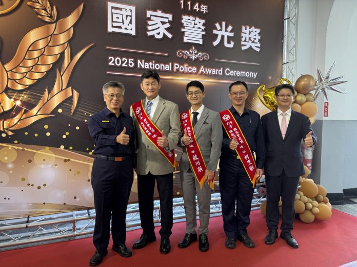 員林分局偵查隊小隊長榮獲「國家警光獎」-實至名歸