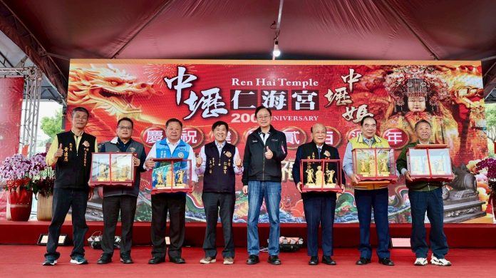 仁海宮建宮200週年五朝福醮圓滿落幕-捐助200萬元-張善攻市長肯定仁海宮展現宗教温暖