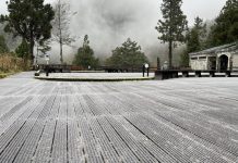 冷氣團發威太平山降冰霰 遊客熱血沸騰 冷氣團發威太平山降冰霰 遊客熱血沸騰