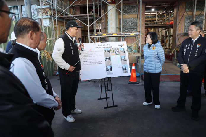 口湖鄉下崙村福安路至中山路口路面改善　張麗善縣長:確保用路人行車安全