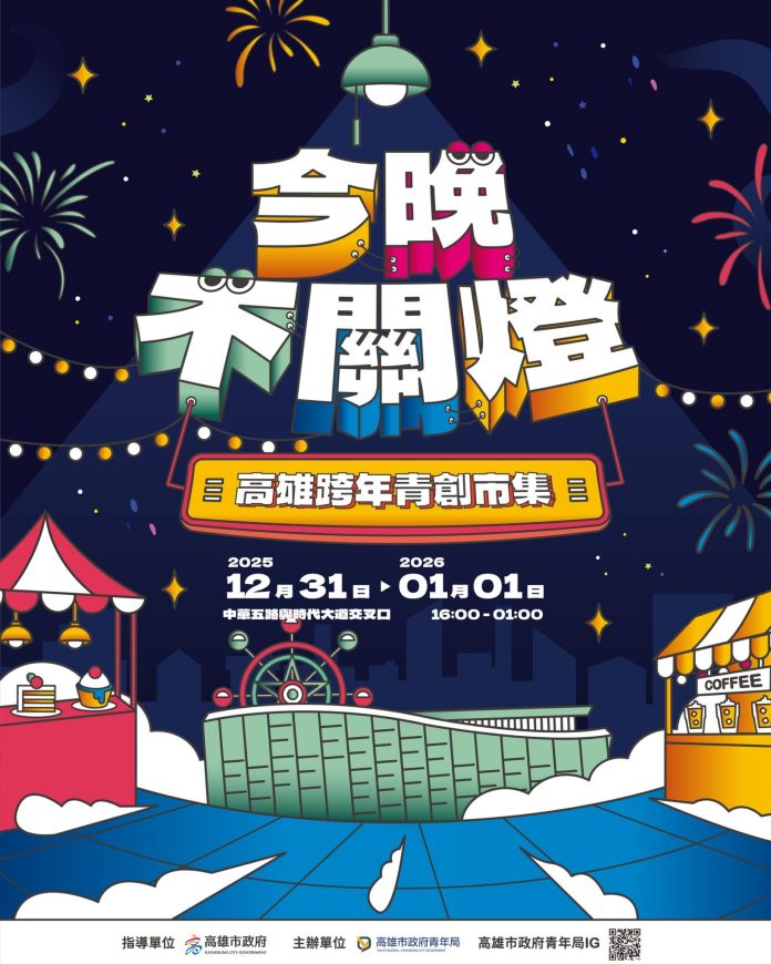 邊看煙火邊嗑美食　跨年限定「農漁創意」美味開吃-高市跨年青創市集80家強勢回歸　陪你到凌晨一點！