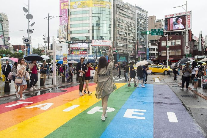 Ximending_rainbow_crossing_201910 圖/取自維基