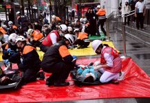 舉行高強度危安演練 蔣萬安:全面提升應變量能 全力守護市民安全 圖/台北市政府