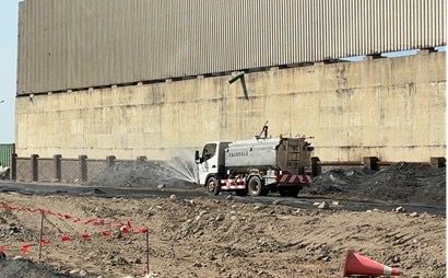 守護空氣品質! 中市環保局嚴查工地揚塵 守護空氣品質! 中市環保局嚴查工地揚塵