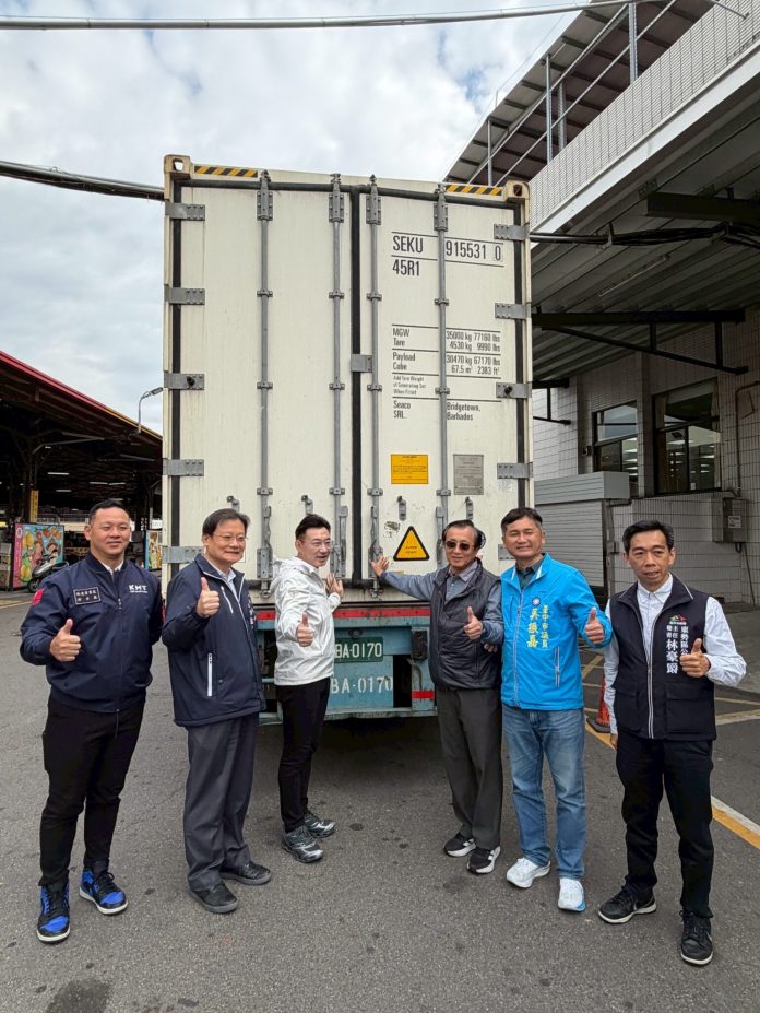 鮮甜啟航、鏈結國際-台中優質椪柑外銷封櫃啟運　600公噸挺進多國市場