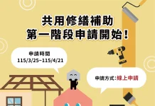 台中市社區修繕補助再升級 新增社區共用廚餘處理設備、抽水機、防火毯三項目 3/25開始受理申請