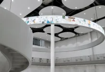 全台首創48公尺環形LED! 台中綠美圖打造知識與藝術交融的「漫遊洞」