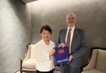 台美關係邁入黃金時代! AIT處長谷立言訪中市肯定產業實力 盧市長:深化合作共創雙贏
