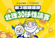 北捷30感恩大放送 「捷運點數派對」簽到送點數 換泡芙抽年票