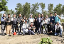 布袋高跟鞋教堂添綠意 植樹節種下500株喬灌木