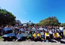 青銀淨堤撿塑大行動 產官學攜手守護北港溪水環境