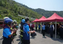 清明防火不鬆懈 雲林縣消防局草嶺實兵演練 強化山林防災