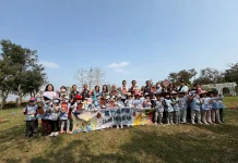 義竹鄉村里清潔大作戰 齊聚公園共植綠意