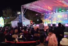 南投燈會閉幕倒數 中興分局進駐宣導反詐騙 守護民眾歡樂過節