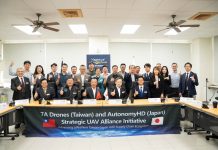 深化台日無人機合作 翁章梁見證Autonomy HD與新樂飛簽署戰略合作MOU