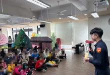 仁愛警入校宣導 守護婦幼安全