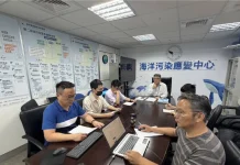 海軍S-70C副油箱誤觸落海 海保署緊急啟動科技監控與應變作業