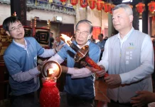 嘉義市運動會聖火引燃典禮 城隍廟祈福揭開序幕