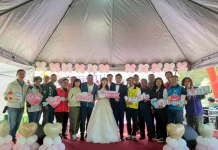 竹山下坪吊橋三月雪 見證150組愛侶幸福時刻