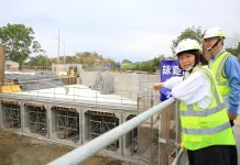 黃敏惠視察嘉北重大工程 強調交通與防洪雙軌並進