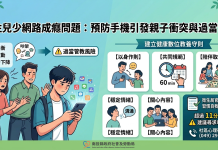 關注兒少網路成癮問題 預防手機使用引發親子衝突與過當管教