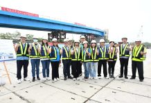 視察彰化市大埔截水溝堤岸道路拓寬工程 完善北彰化交通路網